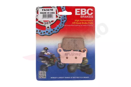 Plaquettes de frein EBC FA 367 R (2 pièces) - FA367R