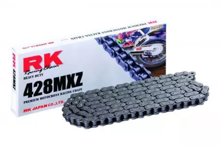 Łańcuch napędowy RK 428 MXZ 138 otwarty z zapinką  - 428MXZ-138-CL
