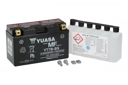 Nepodдържаща се 12V 6,5Ah батерия Yuasa YT7B-BS