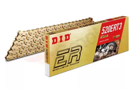 DID 520 ERT3 104 G&G open drive chain with clasp gold - DID520ERT3G&G-104