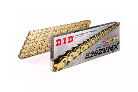 DID 520 ZVMX 112 X-Ring G&G closed gold drive chain - DID520ZVMXG&G-112LE