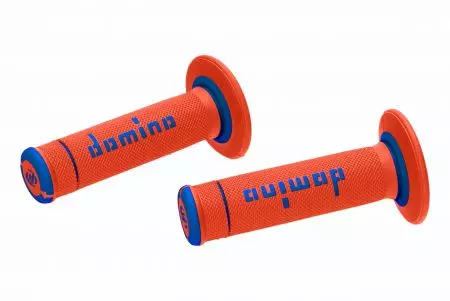 Domino manetki kierownicy Offroad X-treme pomarańczowo-niebieskie zamknięte-3