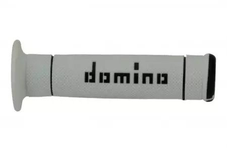Pádla na riadidlá Domino Trial biela/čierna uzavretá-1