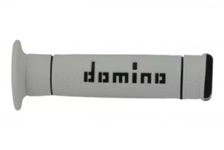 Domino manetki kierownicy Trial bialo/czarne zamknięte-2