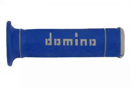 Griffgummi Lenkergriffe blau/weiß Domino-1