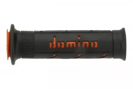 Domino manetki kierownicy XM2 Cross czarno-pomarańczowe otwarte-2