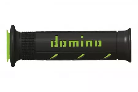 Griffgummi Lenkergriffe schwarz/grün Domino - A25041C4440B7-0