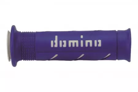Domino manetki kierownicy XM2 Cross niebiesko-białe otwarte-1