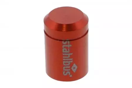 Pokrovček za zračenje iz rdečega eloksiranega aluminija - SB-180011-RO