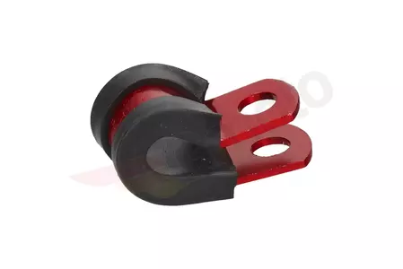 Uchwyt przewodu hamulcowego Pro Bolt JMT 6 mm czerwony-2