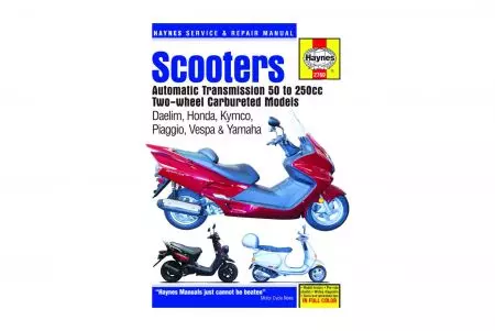 Książka serwisowa Haynes Yamaha Scooter 50CC-250CC