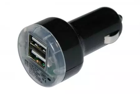 Moottoripyörälaturi 12/24V 2x USB-1