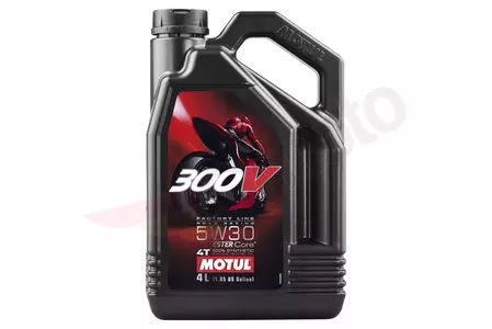Olej silnikowy Motul 300V Road Racing 4T 5W30 Syntetyczny 4l