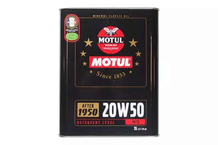 Olej silnikowy Motul Classic 20W50 Mineralny 2 l