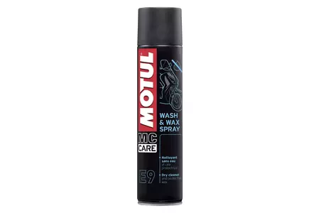 Środek czyszcząco-ochronny z woskiem Motul E9 Wash & Wax Spray 400ml - 103174