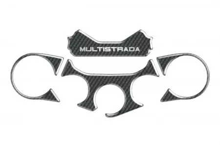 Adesivo per la mensola del manubrio della moto Ducati Multistrada - PPS-MULTISTRADA