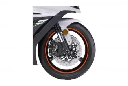 Nálepka ráfik kolesa oranžová reflexná - RS-Orange-A