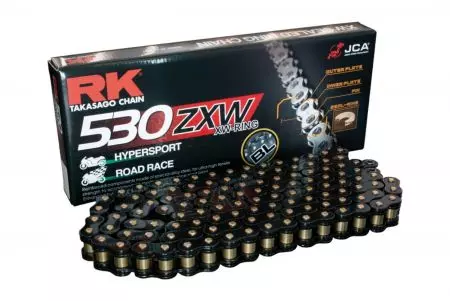 Aandrijfketting RK 530 ZXW 108 XW-Ring open met nokken zwart - SW530ZXW-108-CLF