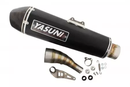 Yasuni Maxiscooter TUB355BC Μαύρος άνθρακας Yamaha X-Max 250 X-City 250 σιγαστήρας - TUB355BC