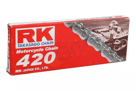 Catena di trasmissione RK 420 M/128 non rinforzata con rinforzo in metallo - 420M-128-CL