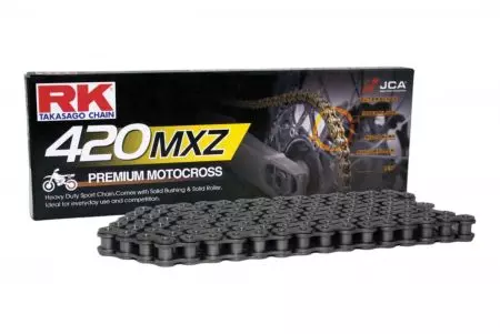 Łańcuch napędowy RK 420 MXZ 104 otwarty z zapinką - 420MXZ-104-CL