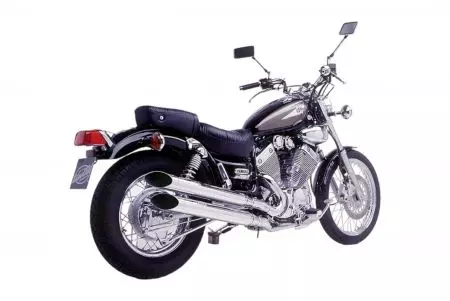 Leo Vince Silvertail K02 kromattu 2201 täydellinen pakoputkisto Yamaha XV 535 Virago 1988-2001 - 2201