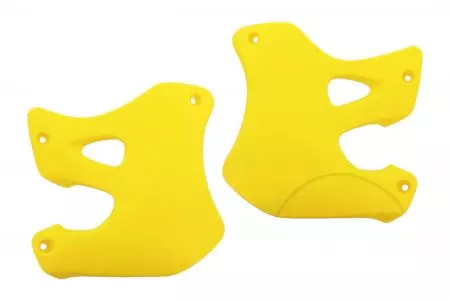 Komplet osłon chłodnicy Polisport Suzuki RM 125 250 żółty - 8412000001