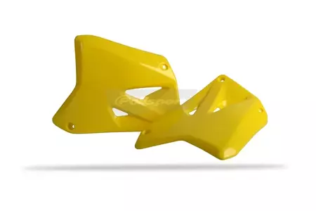 Komplet osłon chłodnicy Polisport Suzuki RM 125 250 żółty 01 - 8423000001