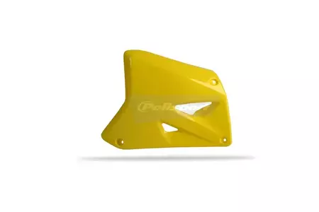 Kühlerabdeckung Satz Polisport Suzuki RM 125 250 gelb-2