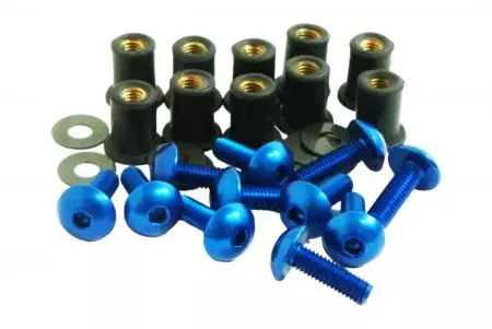 PRO-BOLT Verkleidungsbefestigungsschraube blau (10 Stück) Aluminium M5 - SK10B