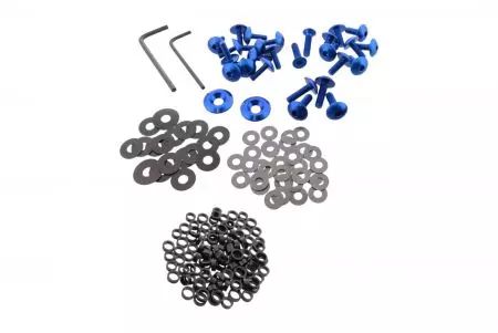 Set PRO-BOLT aluminijskih vijaka, plavi, Suzuki GSX-R 1000 03-04 - FSU161B