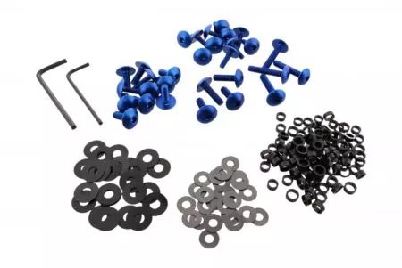 Set de șuruburi din aluminiu PRO-BOLT albastru Suzuki GSX-R 600 01-03-1