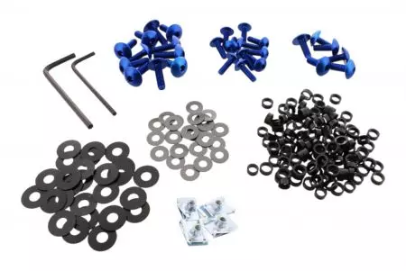 Set de șuruburi din aluminiu PRO-BOLT albastru Suzuki GSX-R 600 04-05 - FSU094B
