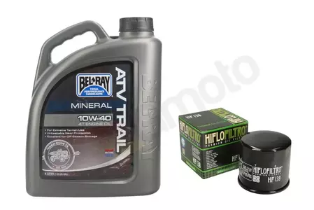Motoröl Bel-Ray ATV Trail 4T 10W40 4l Mineralisch + Ölfilter-1