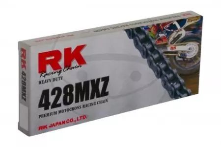 Łańcuch napędowy RK 428 MXZ 122 otwarty z zapinką - 428MXZ-122-CL