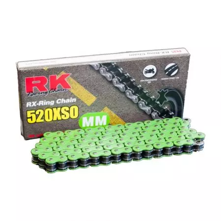 Łańcuch napędowy RK 520 XSO 1 ogniwo zielony - GN520XSO-1-CLF