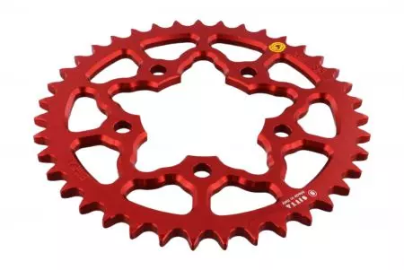 Алуминиево задно зъбно колело Sitta 525-39-R 39Z размер 525 червено
