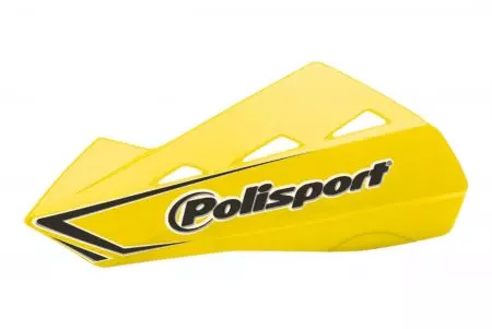 Polisport QWEST hand guard set without fittings yellow 01-1