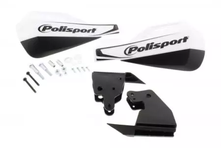 Conjunto de proteção de mãos Polisport MX Rocks Honda CRF 450 branco-1