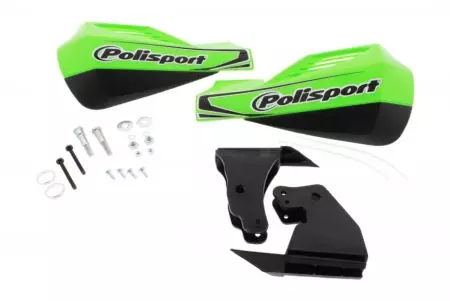 Polisport MX Rocks komplet ščitnikov za roke Kawasaki KFX 250 Suzuki RM-Z green 05 - 8306400049