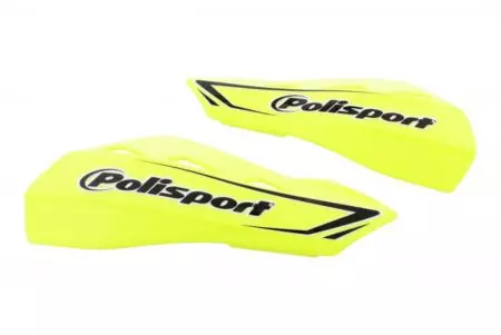 Polisport QWEST kézvédő szett rögzítők nélkül fluoreszkáló sárga színben-1