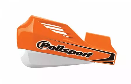 Schale Handprotektor Handschützer Polisport MX Rocks ohne Einbausatz orange weiß-1