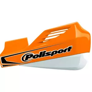 Polisport MX Rocks 2 σετ προστατευτικών χεριών πορτοκαλί 16-λευκό-1