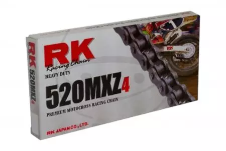 Задвижваща верига RK 520 MXZ4 98 отворена със закопчалка - 520MXZ4-98-CL