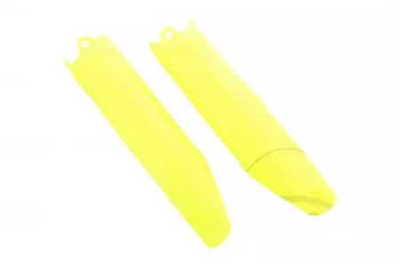 Tapas de amortiguador delantero Polisport amarillo fluorescente - 8351700004