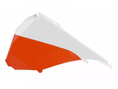 Polisport luftfilterdåse airbox covers hvid og orange - 8455100001