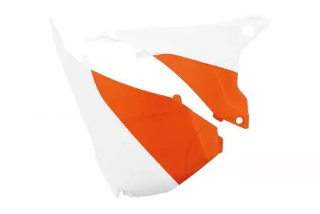 Polisport luchtfilterblik airboxdeksels oranje en wit - 8455200001
