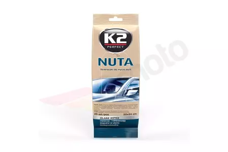 Autoscheiben Feuchttücher Glasreinigung K2 Nuta 25 St. - K500