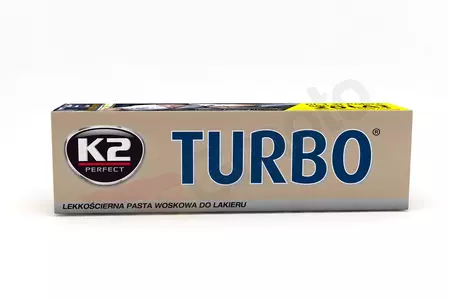 Lešticí pasta s voskem, mírně abrazivní K2 Turbo 120 g - K001