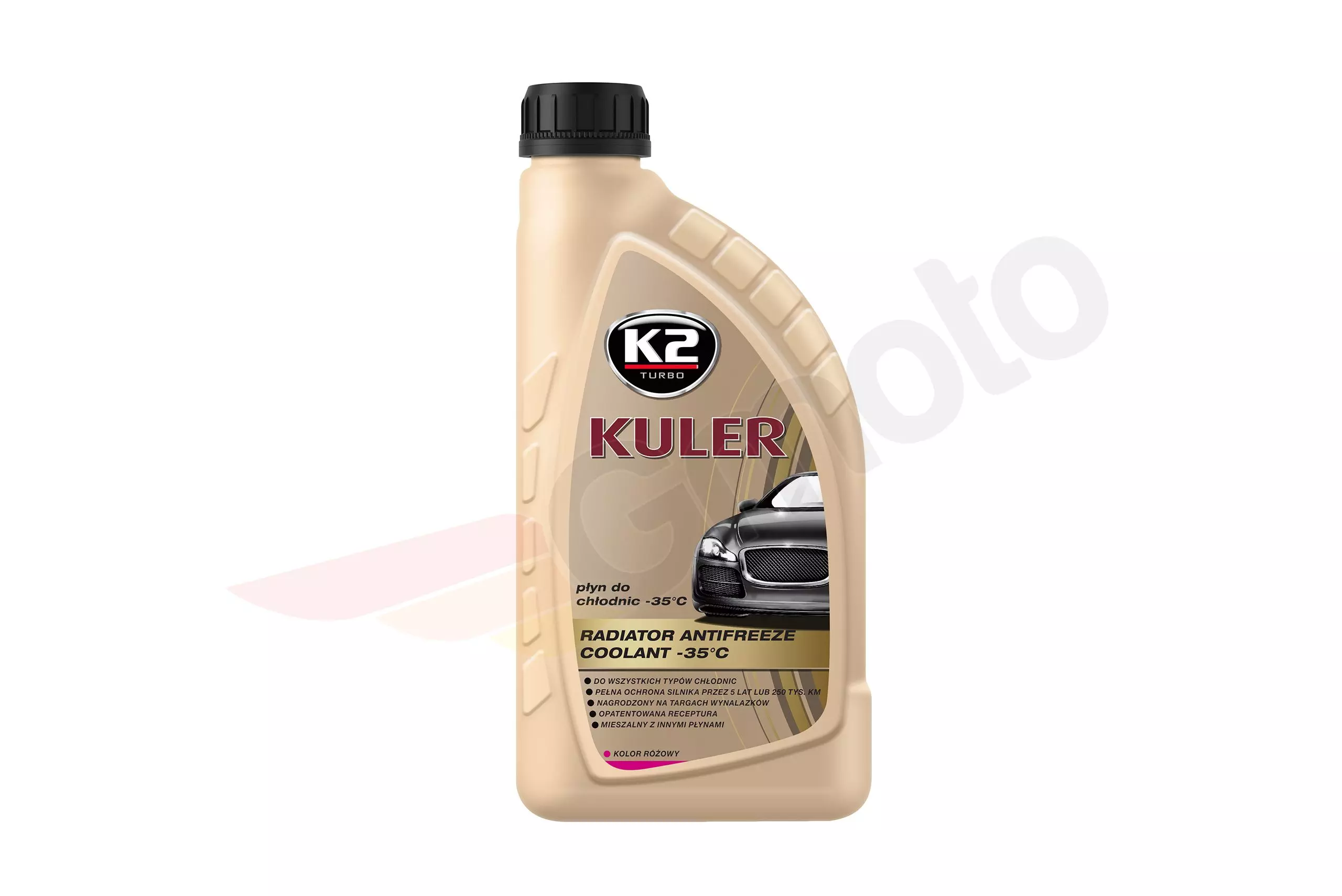 Płyn Chłodniczy K2 Kuler -35°C Różowy 1 L - Gmoto.pl - Sklep Motocyklowy